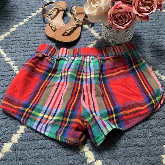 Aerie Plaid Flannel Sleep Shorts - Picture 3 of 3